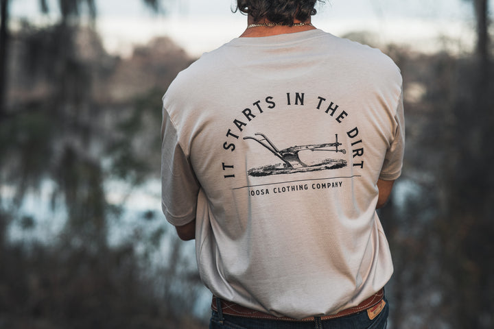 It Starts In The Dirt Luxe Tee