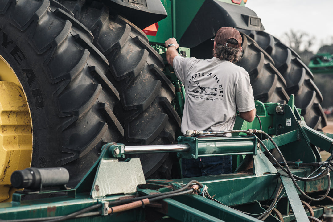 It Starts In The Dirt Luxe Tee