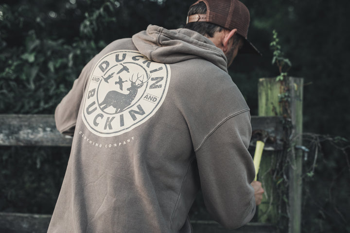 Duckin' And Buckin' Washed Hoodie