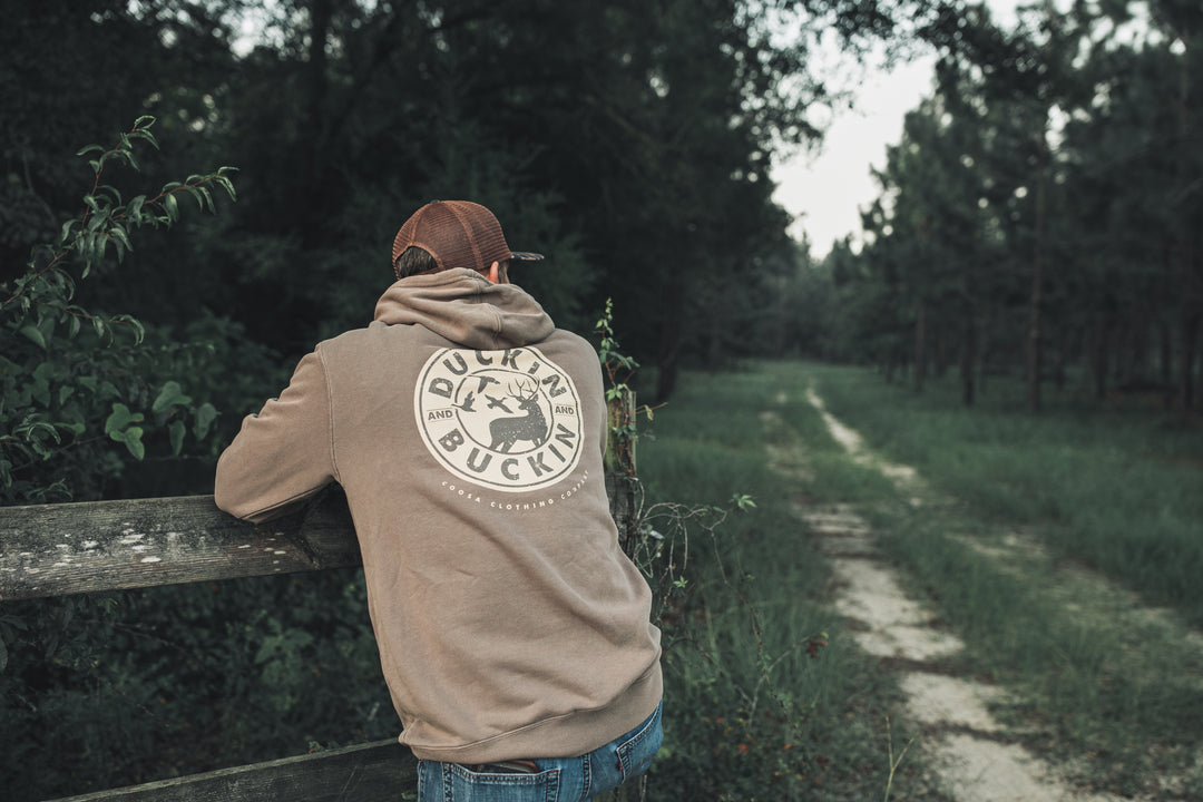 Duckin' And Buckin' Washed Hoodie