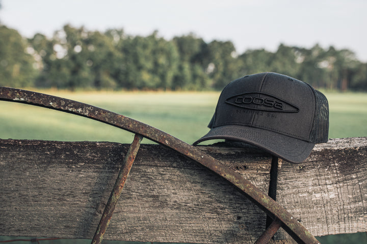 Black Stealth Puff Coosa Hat