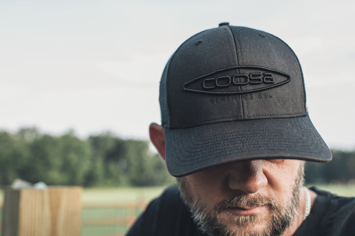 Black Stealth Puff Coosa Hat