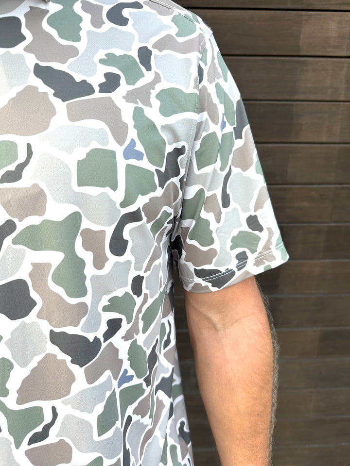 Traditional Camo Men's Performance Polo